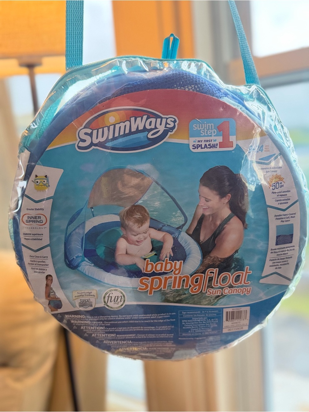 Baby SpringFloat Sun Canopy - Blue